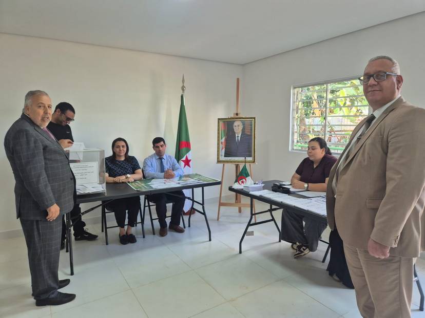 The Algerian Ambassador to Brazil, Mr Abdelaziz Benali Chérif, fulfilled his civic and civic duty
