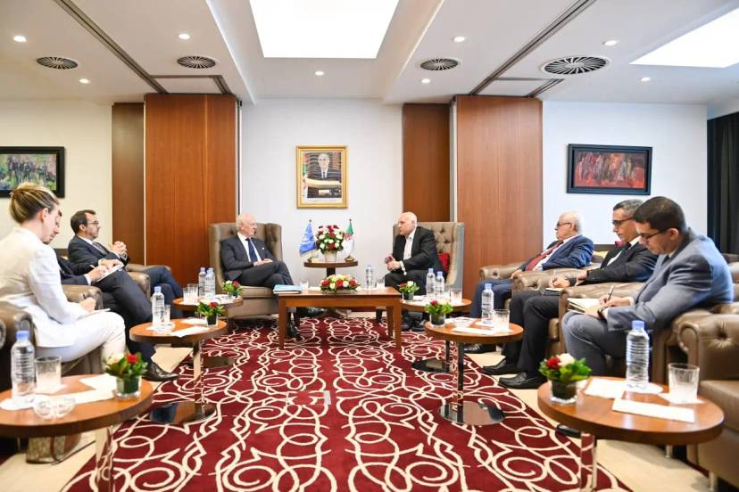 Mr. Attaf receives UN chief's special envoy for Western Sahara