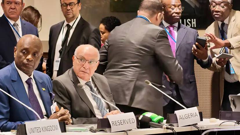 O Sr. Attaf participa numa reunião sobre segurança e desenvolvimento no Sahel, em Nova Iorque