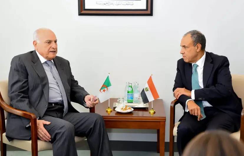 Mr. Attaf Holds Talks with His Egyptian Counterpart