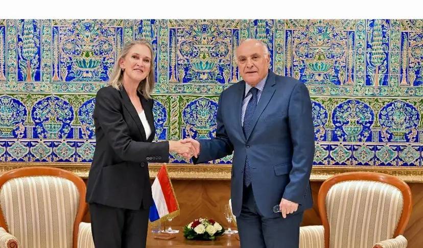 Mr. Attaf receives the Ambassador of the Kingdom of the Netherlands